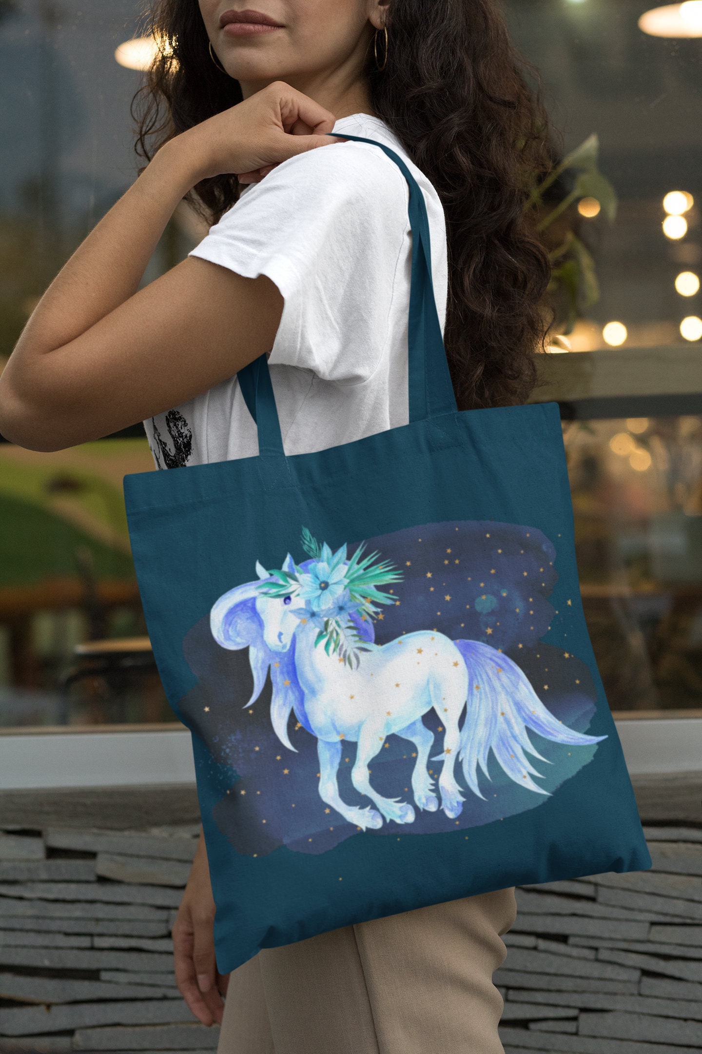 Galaxy Horse Png Sublimation Design Blue Flowers Horse Clipart - Etsy