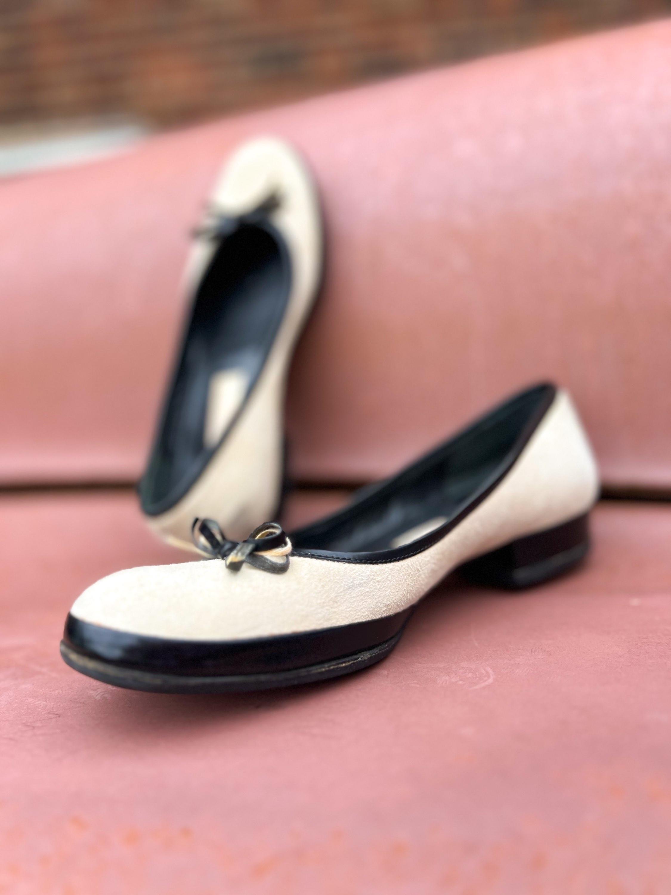 バレエシューズ PRADA PRINTED CALF HAIR BALLERINAS Prada Printed Calf Hair Ballerinas | italist