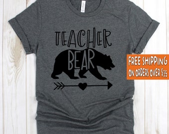 Download Teacher Bear Etsy