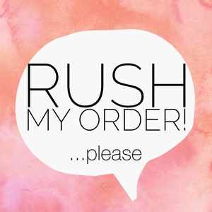 Rush My Order and USPS Priority Delivery 3 days