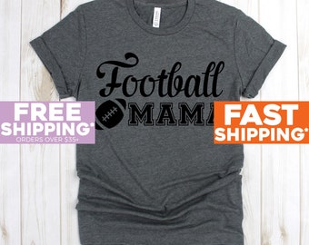 Football Season Tee - Football Mama Small Football - Football TShirt - Game Day Shirt - Football Shirt