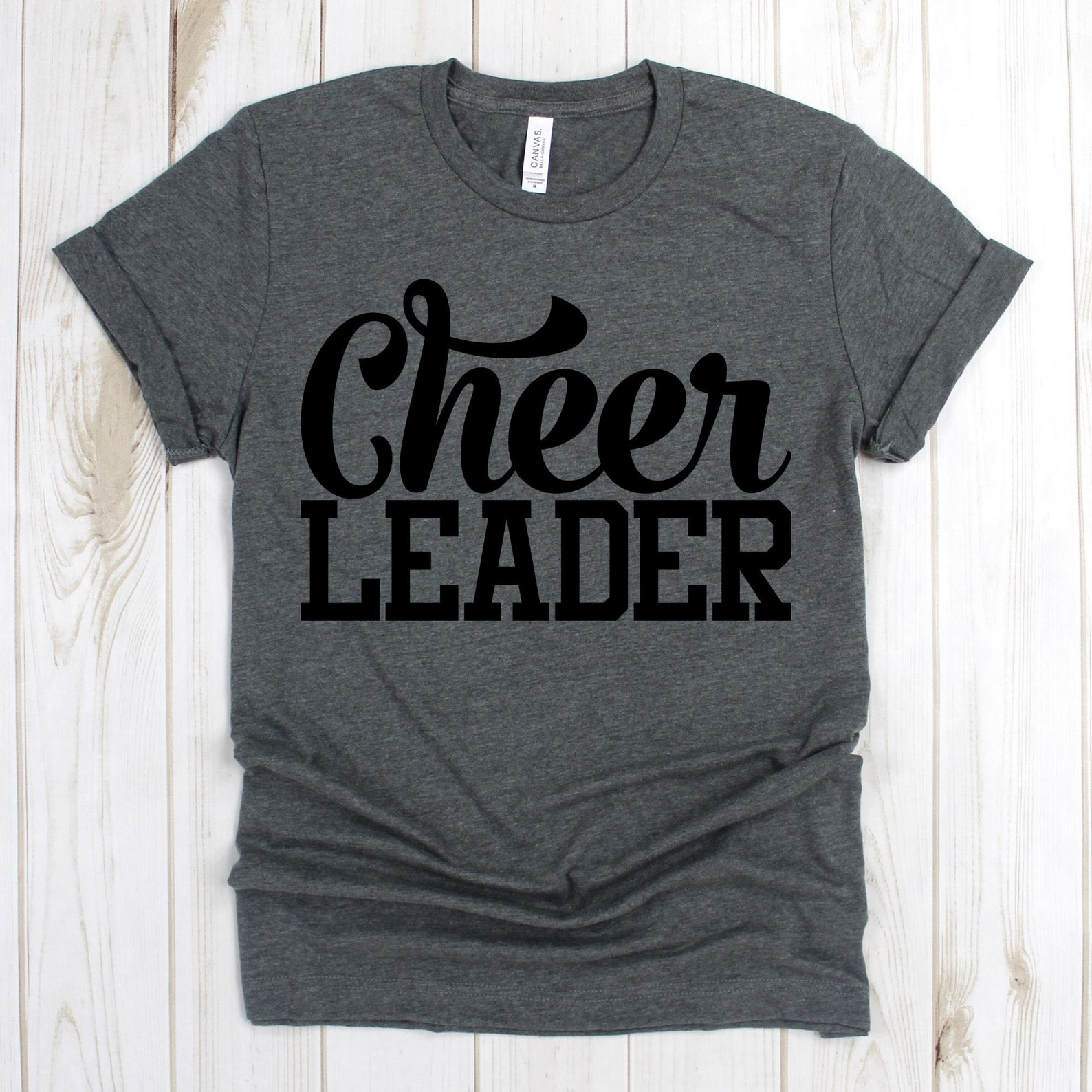 Football Shirt Cheer Leader Cursive Cheer Cheer Leader | Etsy