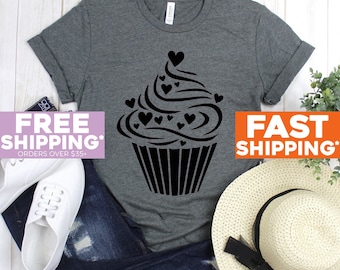 Cupcake Tshirt - Cupcake T-Shirt - Keep Calm And Eat Cupcakes - Baking TShirt - Cupcake Shirt - Cupcake Lover