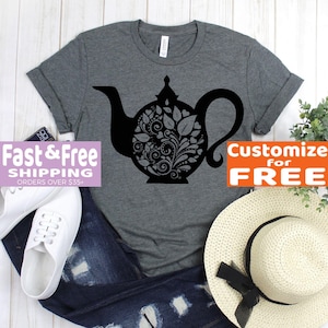 Pothead Shirt - Tea Pot Head Top - Tea Shirt - Teapot Shirt - But First Tea - Tea Lover Shirt - Funny Tea Shirt - Cute Tea