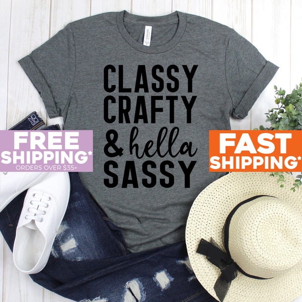 Kindergarten Teacher Tshirt - Classy Crafty & Hello Sassy Tee Shirt - Teacher Shirt