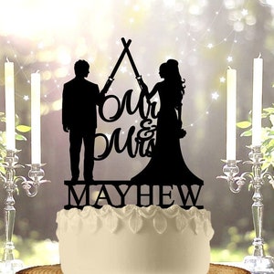 Mr and Mrs Galactic Republic Rebels Wedding Cake Topper