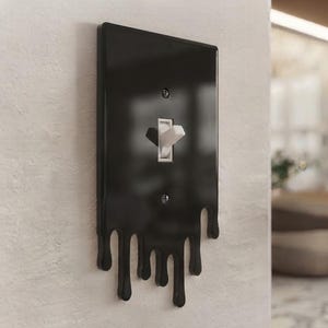 Melting Light Switch Plate Cover: Modern Fun Home Decorating Ideas