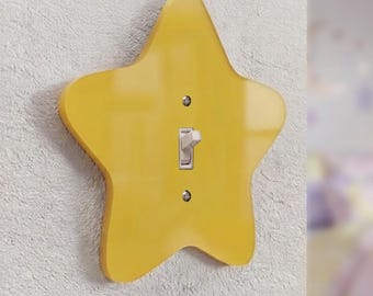 Star Light Switch Plate Cover: Modern Fun Kids Room Home Decorating Ideas