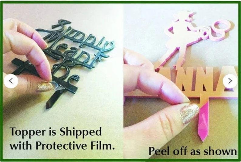 two pictures of a person cutting out letters with scissors