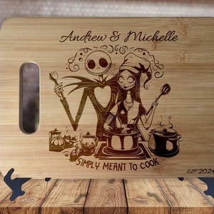 Personalized Bamboo Cutting Board: Anniversary Kitchen Gift