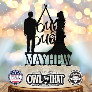 Mr and Mrs Galactic Republic Rebels Wedding Cake Topper