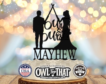 Mr and Mrs Galactic Republic Rebels Wedding Cake Topper