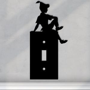 Pans Shadow Decorative Light Switch Plate Cover for Standard Size Toggle, Rocker, Duplex Double Outlet, and Blank Wall Plates