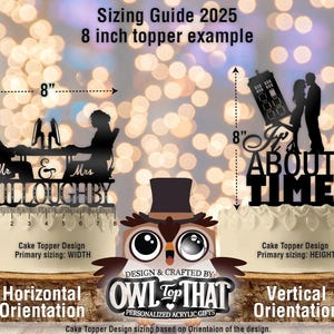 a cake topper with an owl on it