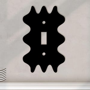 Trendy Cute Light Switch Plate Cover for Standard Size Toggle, Rocker, Duplex Double Outlet, and Blank Wall Plates