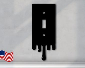 Smeltende acrylplaat lichtschakelaarplaat: modern interieur