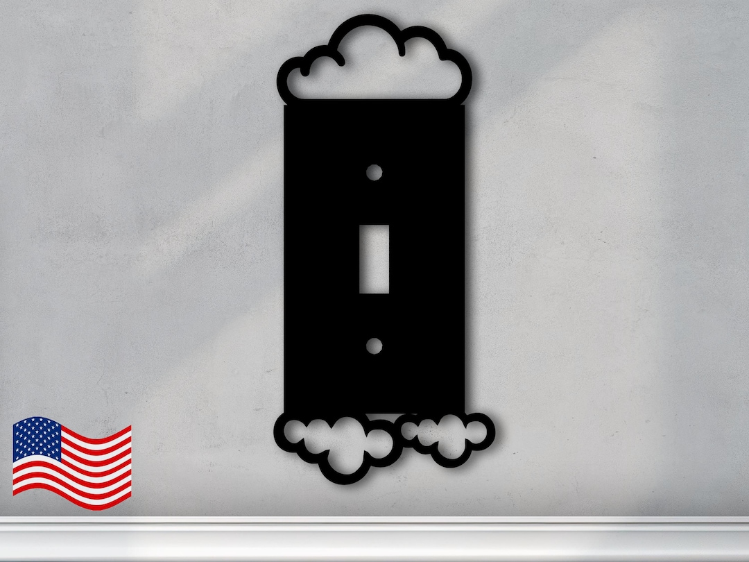 Trendy Clouds Acrylic Light Switch Plate Cover - Etsy