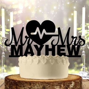 Doctor Medical Personalized Wedding Cake Topper