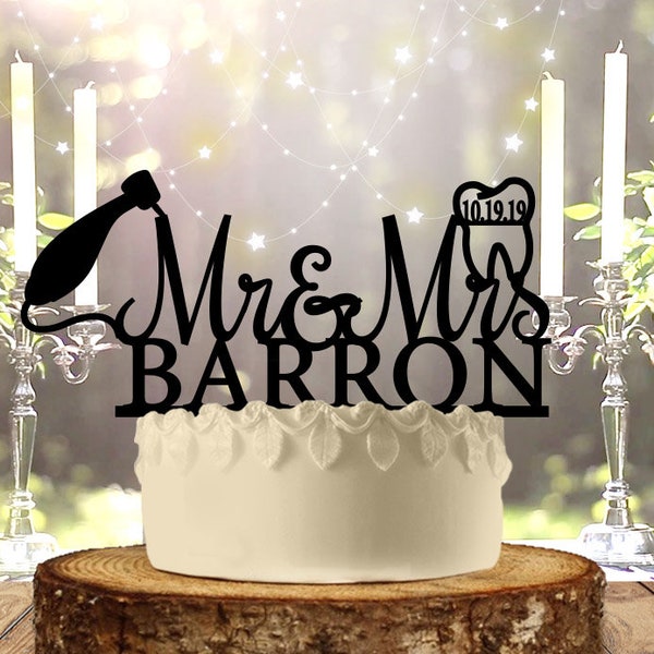 Dentist Personalized Wedding Cake Topper