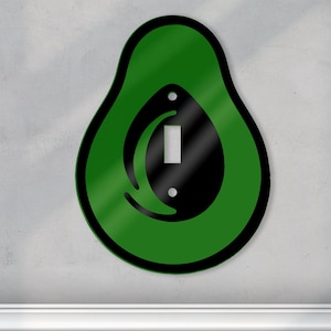 Avocado Fun Wall Switch Cover Plate - Decorative Light Switch Plates