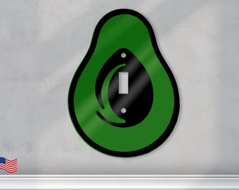 Avocado Fun Wall Switch Cover Plate - Decorative Light Switch Plates