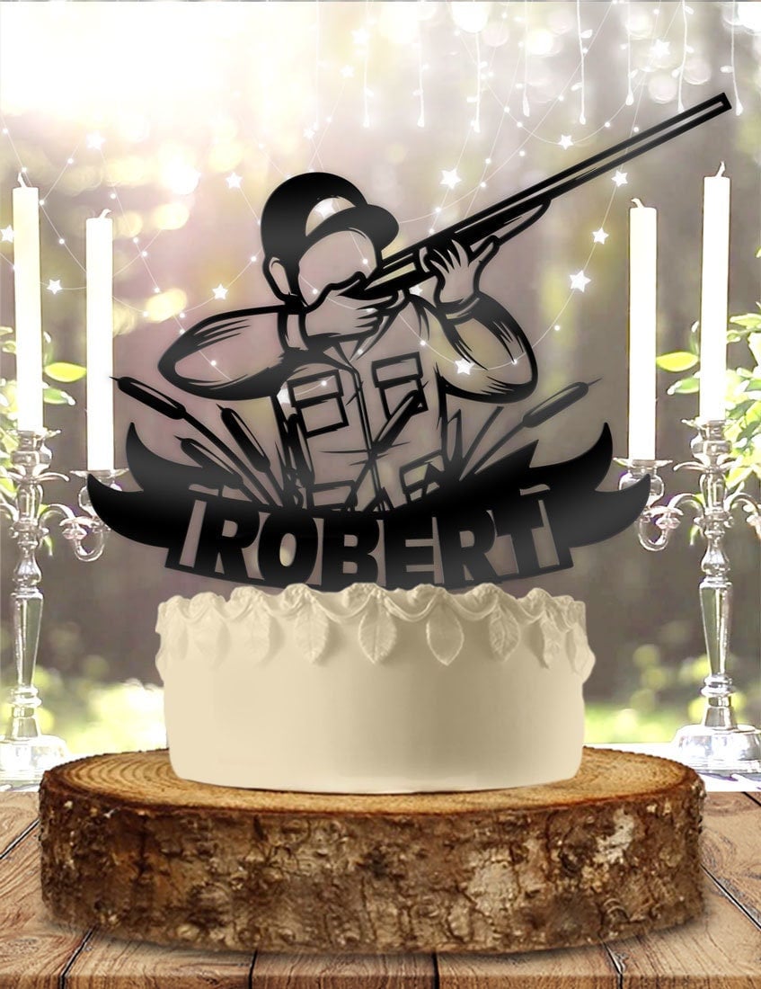Rifle Cake Topper UK