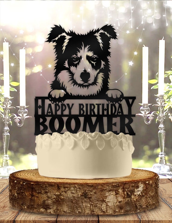 border collie cake