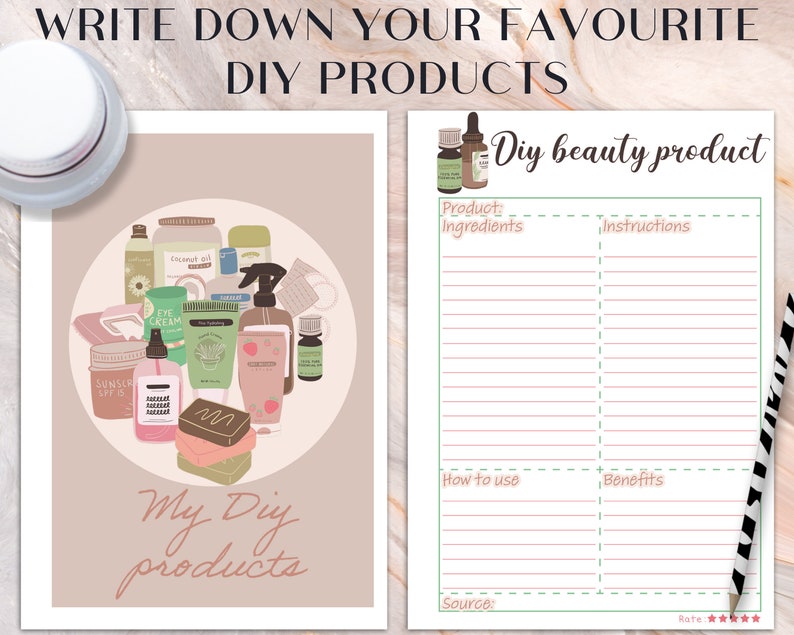 Beauty Planner Printable | Etsy