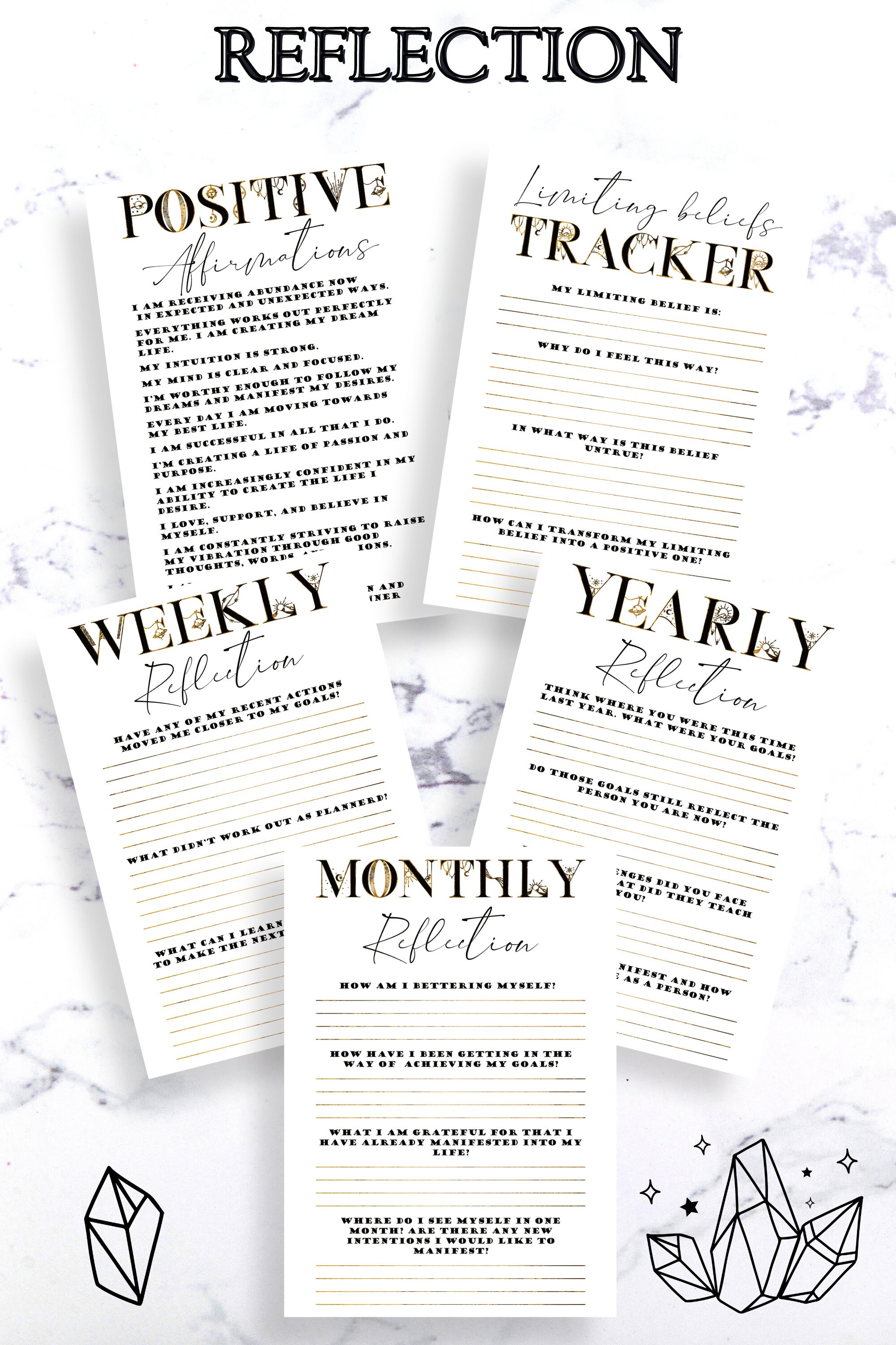 Manifestation Journal Printable - Etsy