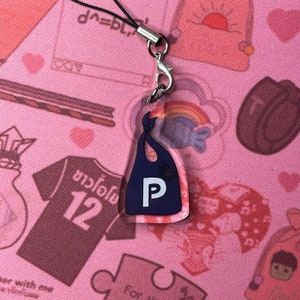 Bad Buddy - Pran’s bag phone charm - Double sided. Great gift for BL drama fans. LGBTQ+. Bad Buddy / PatPran / OhnNanon