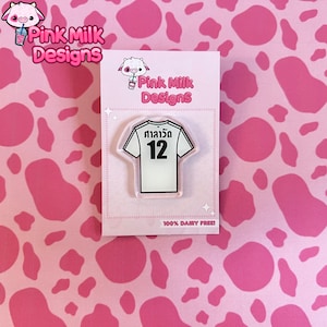 2gether - Spilla in acrilico della maglia da calcio di Bright. Ottimo regalo per i fan del dramma BL. LGBTQ+. sarawattine brightwin still2gether