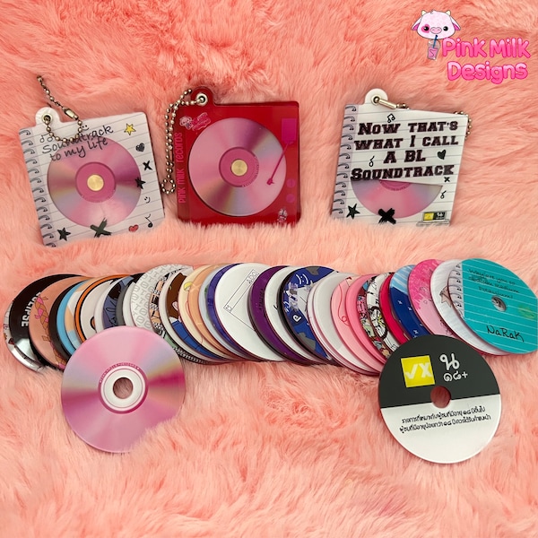 BL CD case keychain with spinning CD charms!
