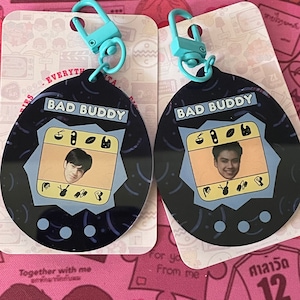 Bad Buddy - PatPran Pocket Pet charm - Double sided. Great gift for BL drama fans. LGBTQ+. Bad Buddy / OhnNanon
