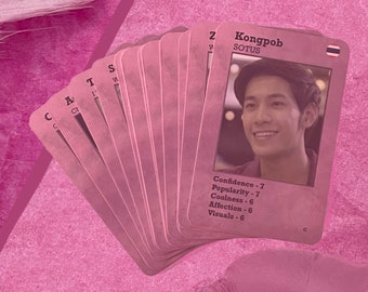 BL boy collectible photocards. Great gift for fans of Sotus, 2gether, The Untamed and other boy love (BL) dramas. LGBTQ+