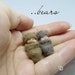 Micro mini newborn - Twins Teddy bear - Polymer clay original hand-free sculpted tiny art dolls - OOAK 1:12 scale 