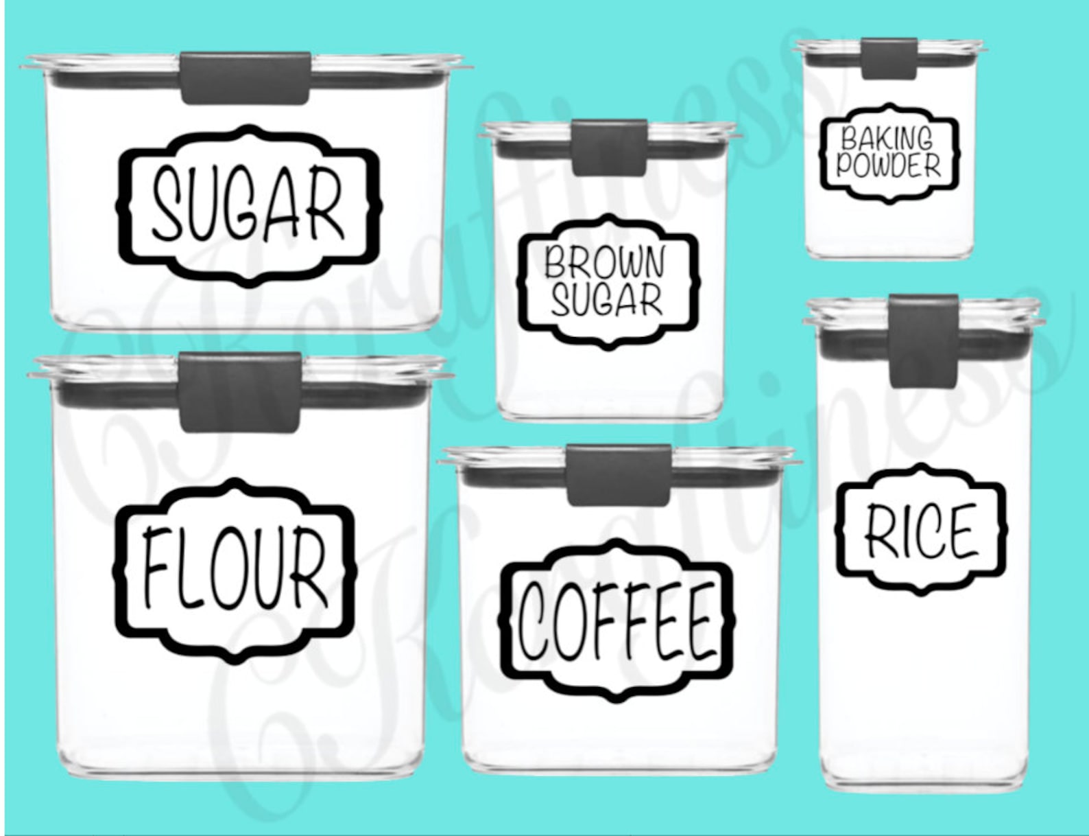 Set of 12 SVG Labels, Svg Pantry Organization, Svg Kitchen Labels ...