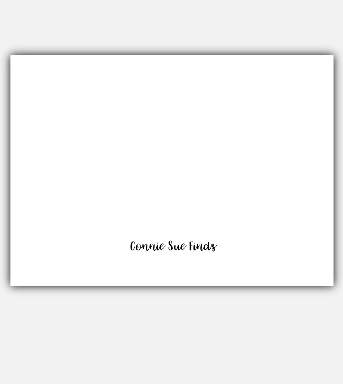 5x7 Blank Greeting Card: Pink Flowers - Etsy