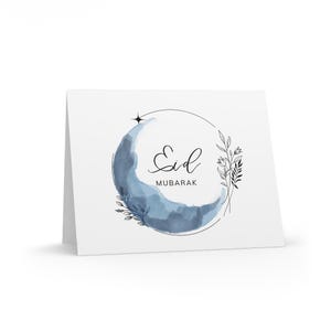 Eid Mubarak Karten, Islamische Grußkarten, Ramadan Feier Briefpapier, Muslimische Feiertags Grußkarten, Festliche Eid Al-Fitr Karten, Familien Eid