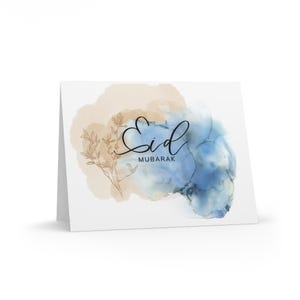 Grußkarten, Eid Mubarak Feier Geschenk, Islamischer Feiertag Briefpapier Set, Muslimische Festlichkeit Notecards, Religiöser Anlass Kartenpaket,