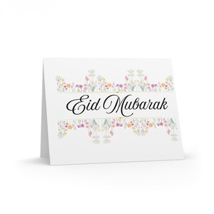 Wenskaarten, Eid Mubarak-feestcadeau, briefpapierset islamitisch feestdag, notitiekaarten moslimfeest, kaartenpakket religieuze gelegenheid,