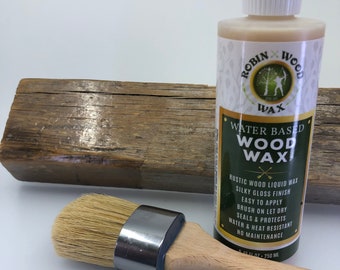 Kit de cera para madera Robin. Cera transparente y sellador mágico 2 en 1