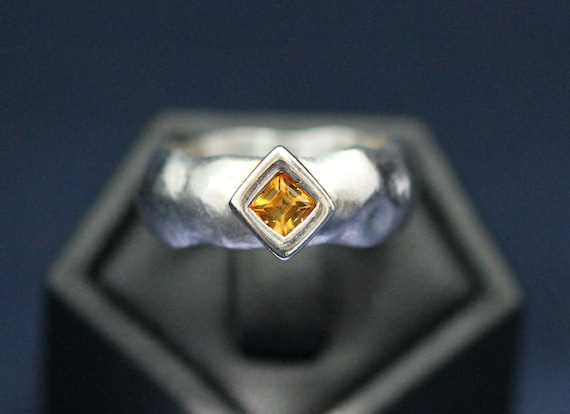Silver and Citrine ring (LS0225)