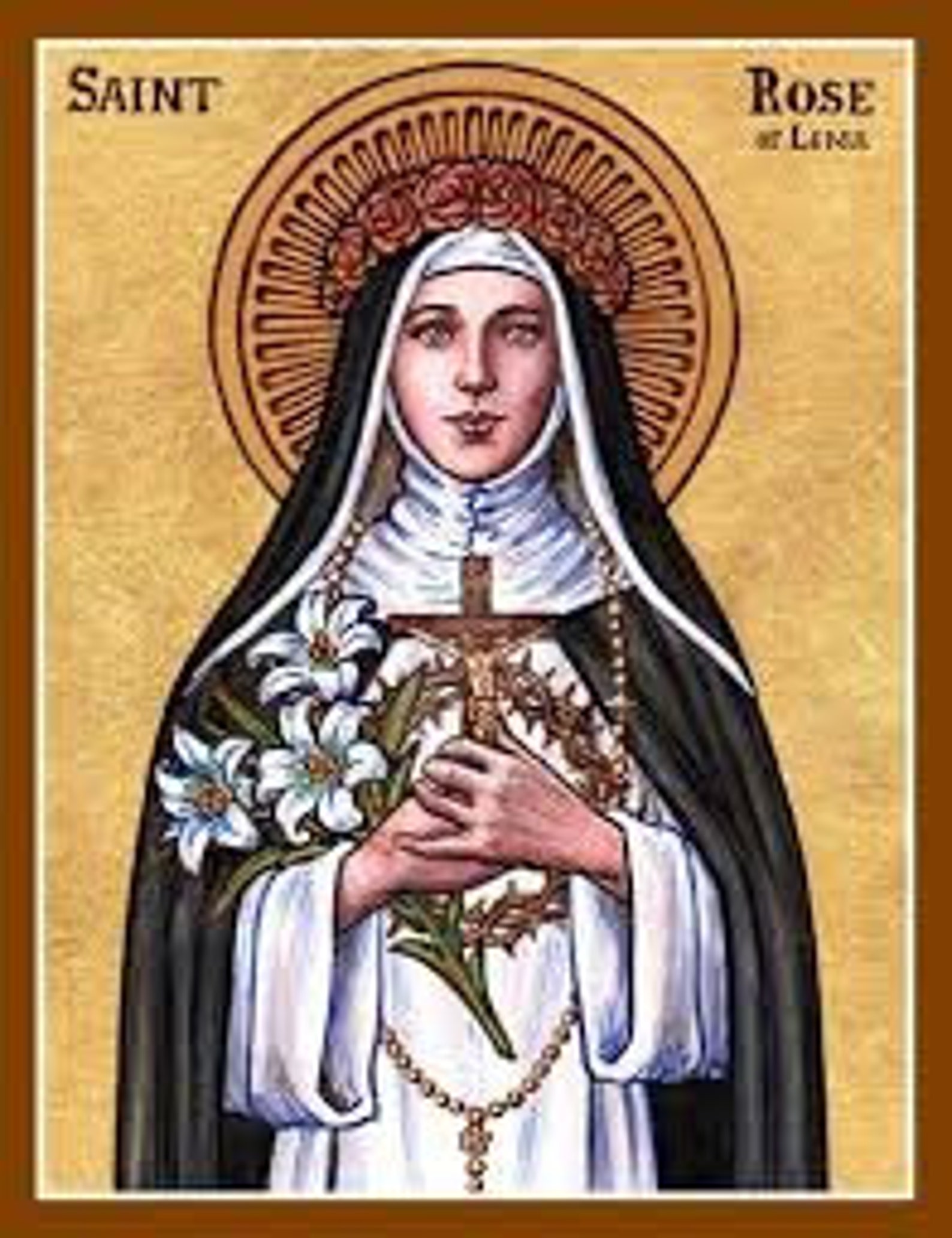 BLESSED Miracle Working St. Rose Of Lima Medal Available For Etsy