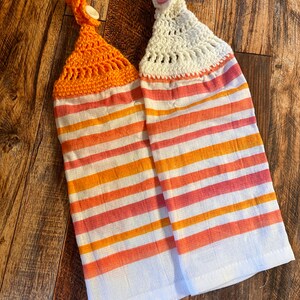 Hanging Blue Strip Decorative Kitchen Hand Towel