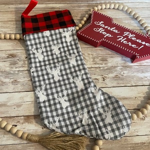 Deer Christmas Stocking
