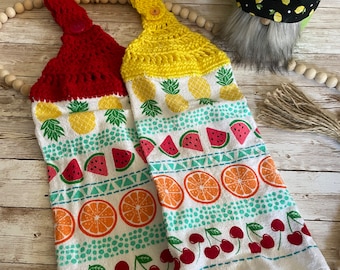 Hanging Summer Fruit Decorative Kitchen Hand Towel