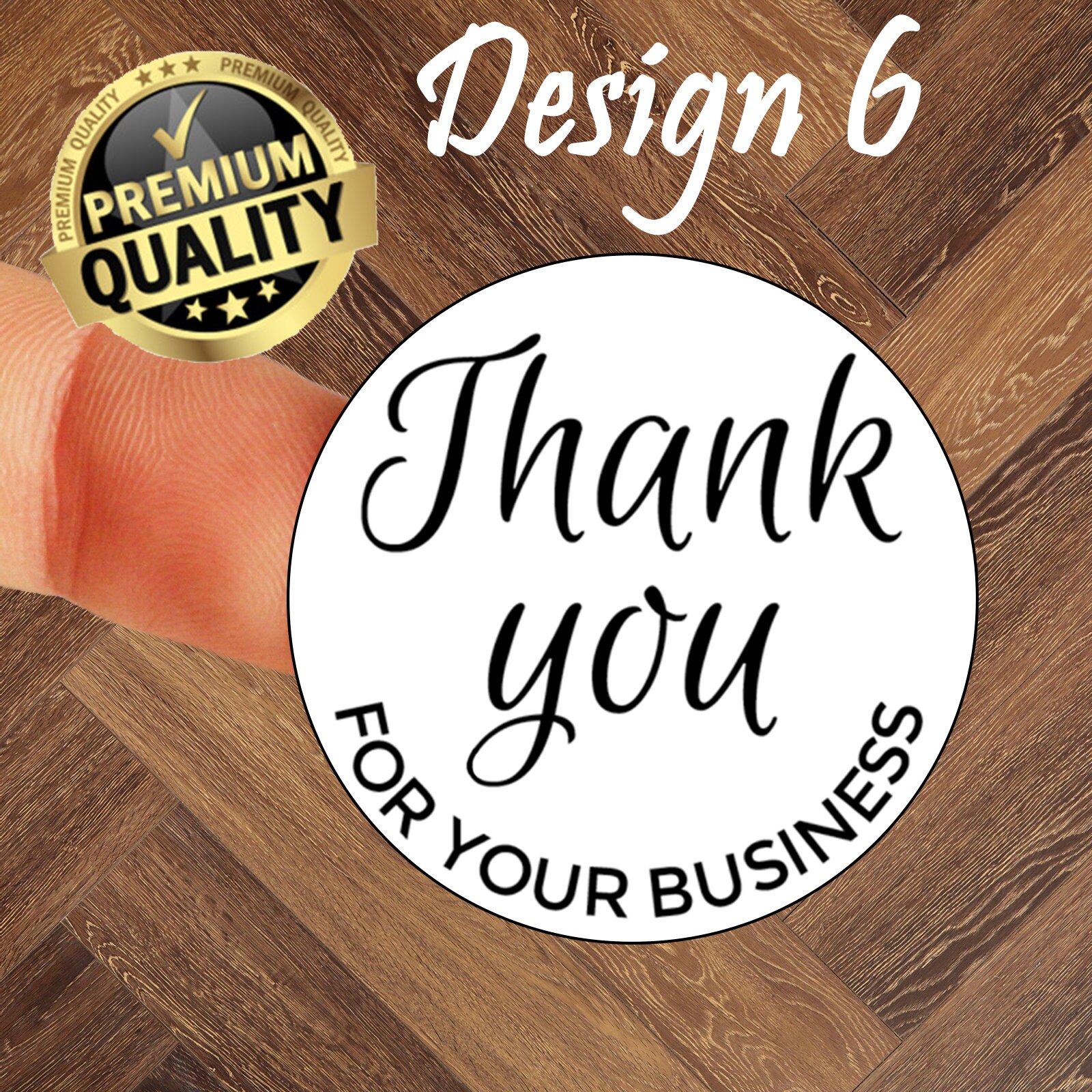 Thank you Labels 37mm 35 labels per A4 sheet Circle Thank Etsy
