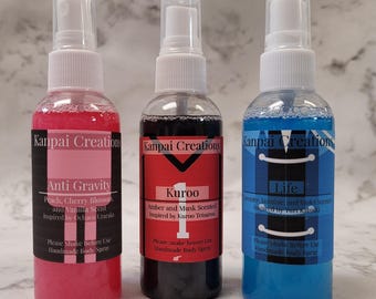 Anime Inspired Body Spray, Anime Perfume