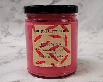 Fierce Wings, geur van granaatappel en appel, anime-sojakaars