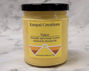 Voice, Pineapple and Orange Scented, Anime Candle